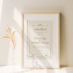 Solemn Vows Memory Frame