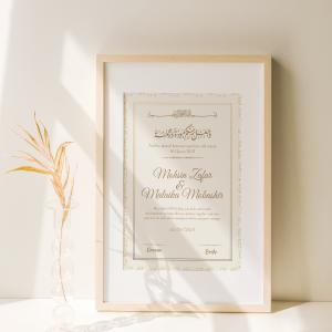 Solemn Vows Memory Frame